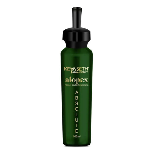 Alopex Absolute, for Acute Hair Fall & Hair Growth Water Based Solution Enriched with Korean Red Ginseng Vitamin H (Biotin) & Vitamin E, B3 & B5 - Keya Seth Aromatherapy