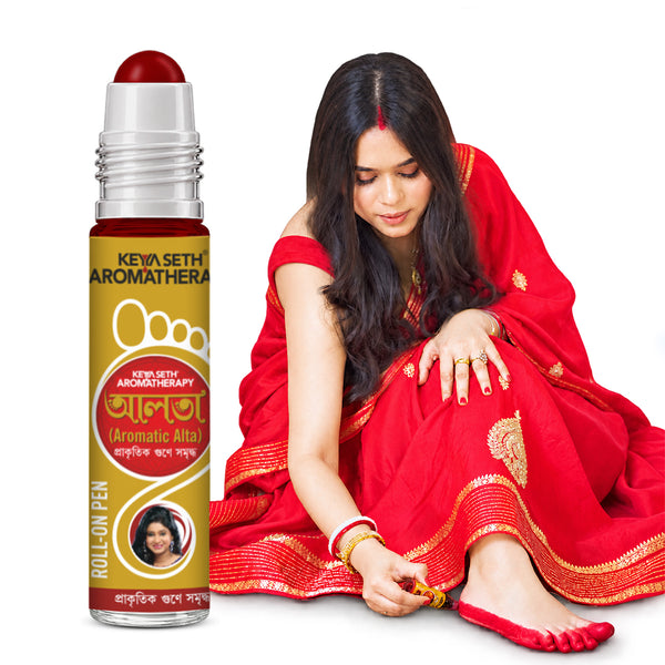 100% Natural - Alta Pen Roll On Applicator - for Hands and Feet, for Dance,Festival & Rituals, Floral Pigments, No Side Effects, Easy to Apply, Quick Washable
