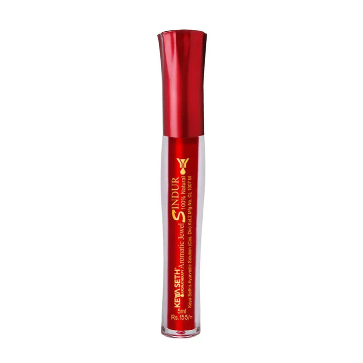 Aromatic 100% Natural Liquid Sindoor (Red) - Long lasting & Waterproof with Organic Pigment - Keya Seth Aromatherapy