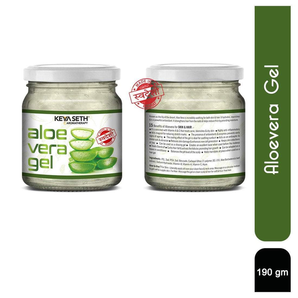 Aloe Vera Gel Moisturizer with Vitamin A, B & C- Repairing, Soothing, Glowing & Radiant Skin- Ultimate for Skin & Hair- Paraben free Non- Sticky Refreshing & Hydrating Gel
