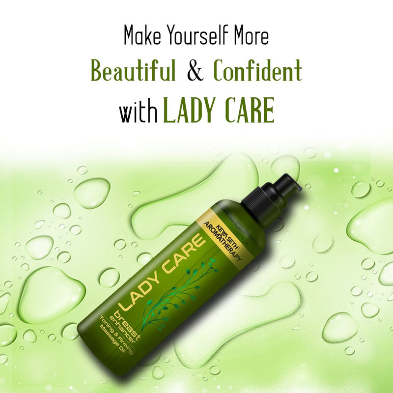 Lady Care Breast Enhancing, Toning, Firming & Uplifting Massage Oil for  Women- Enriched with Geranium & Lavender Essential Oil