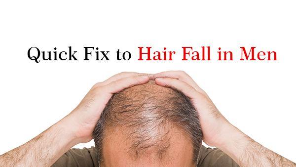 Quick Fix to Hair Fall in Men - Keya Seth Aromatherapy