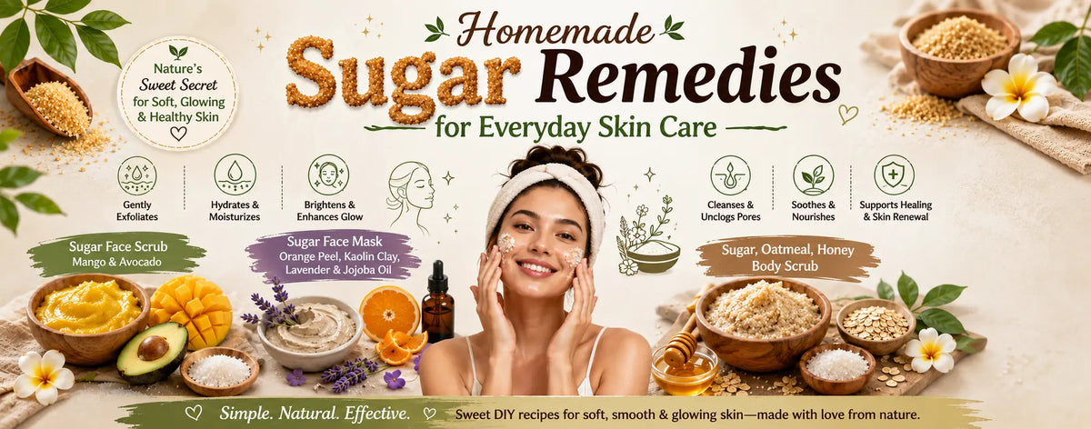 Homemade Sugar Remedies for Everyday Beauty Care