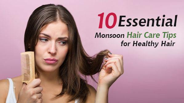10 Tips for hair care in Monsoon 