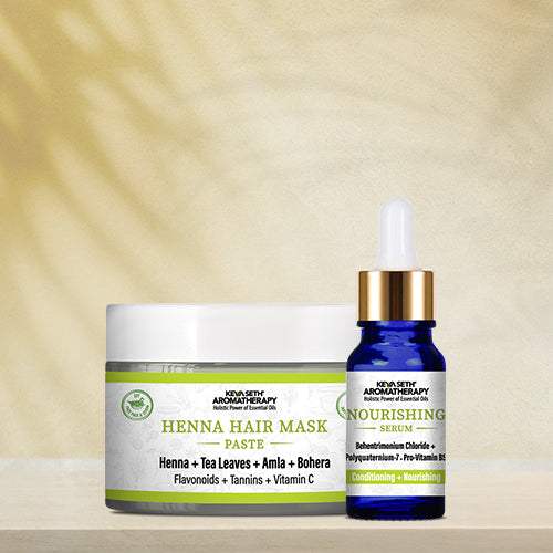 Powder pack with serum kit