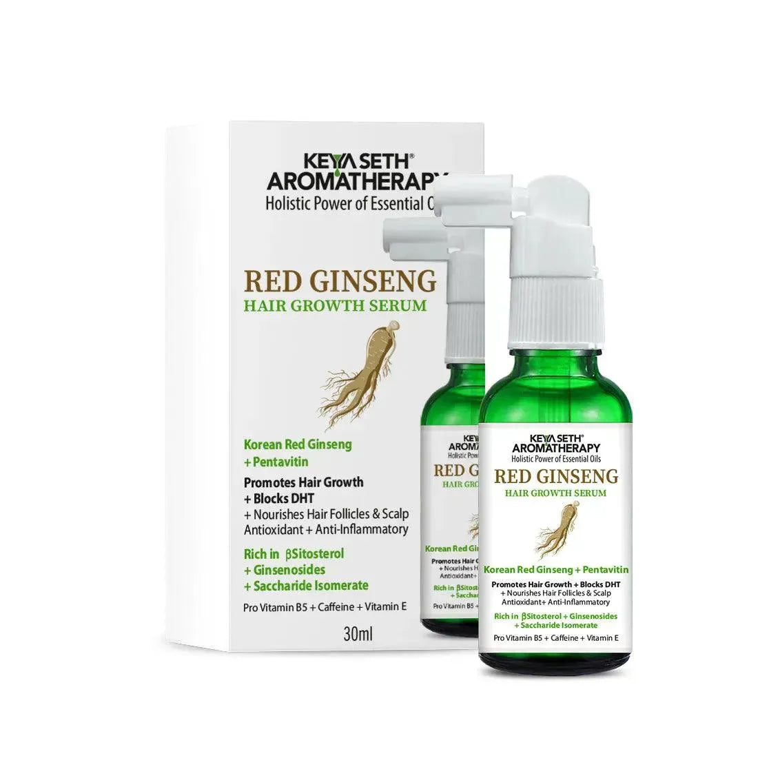 Korean Red Ginseng Hair Serum blocks DHT with Pentavitin, Caffeine