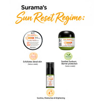 Surama’s Face De-Tan Ritual – Advanced Sun Damage & Tan Removal Scrub, Serum & Face Mask for Dark Spots, Pigmentation, Brightening & Even-Toned Glowing Skin