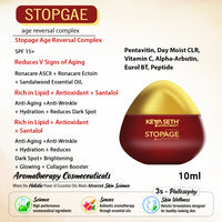 Stopage-Age Reversal Treatment - Reduces Signs of Aging & Control Wrinkles, Rejuvenating, Night Cream for Glowing & Youthful Skin with Goodness of Essential Oil - Keya Seth Aromatherapy