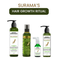 Surama’s Hair Care Ritual- Korean Red Ginseng Serum, Alopex Penta Active 10 Serum, Red Ginseng Shampoo, & Red Ginseng Mask for Scalp Health & Hydration, Stop Hair Fall & Promote New Hair Growth