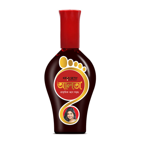 100% Natural Red Alta Feet Colour Enriched with Floral Pigments, No Side- Effects - Keya Seth Aromatherapy
