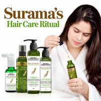 Surama’s Hair Care Ritual- Korean Red Ginseng Serum, Alopex Penta Active 10 Serum, Red Ginseng Shampoo, & Red Ginseng Mask for Scalp Health & Hydration, Stop Hair Fall & Promote New Hair Growth - Keya Seth Aromatherapy