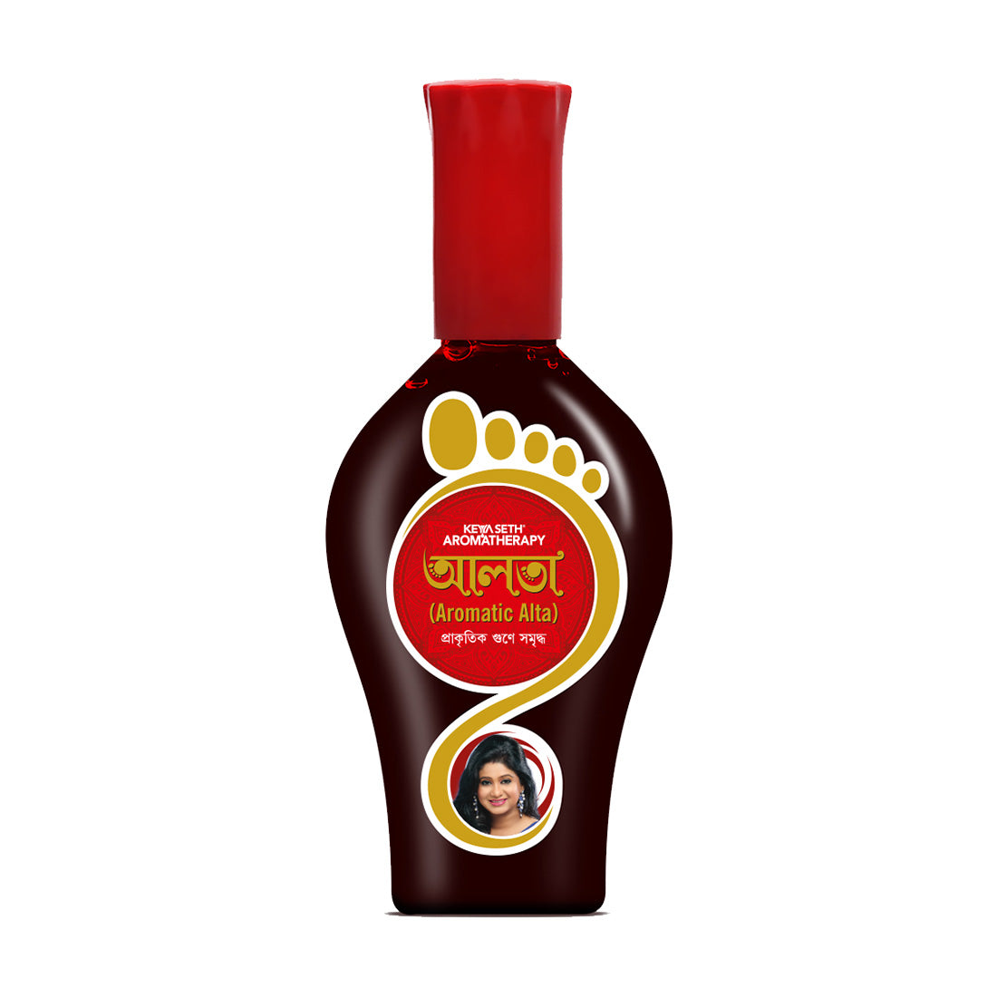 100% Natural Red Alta Feet Colour Enriched with Floral Pigments, No Side- Effects - Keya Seth Aromatherapy