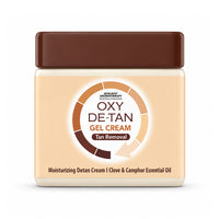 Oxy De-Tan Gel Cream – Moisturizing, Tan Removal & Glowing Skin with Clove and Camphor Essential Oils - Keya Seth Aromatherapy