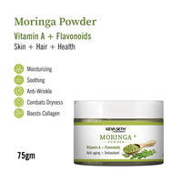 Moringa Powder with Vitamin A & Flavonoids for Hydration, Soothing, Anti-Wrinkle, Dryness Relief, Weight Loss Support, Boost Energy & Collagen - Keya Seth Aromatherapy