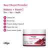 Beetroot Powder with Betalains & Vitamin C for Glowing Skin, Moisturizing, Anti-Aging, Natural Hair Color, Dandruff Control & Immunity Boost - Keya Seth Aromatherapy