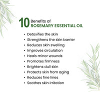 Rosemary Body Oil –  Stress Relieving, Anti-Ageing & Soothing For Glowing Skin; Non-Sticky, Quick-Absorbing