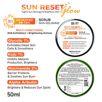 Surama’s Face De-Tan Ritual – Advanced Sun Damage & Tan Removal Scrub, Serum & Face Mask for Dark Spots, Pigmentation, Brightening & Even-Toned Glowing Skin