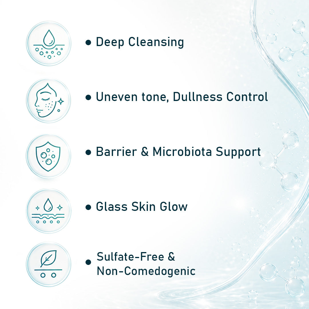 Korean Glass Skin Gel Moisturizer - 1% Black Rice, 2% Niacinamide & Peptide – Hydrates, Brightens & Strengthens Skin Barrier - Keya Seth Aromatherapy
