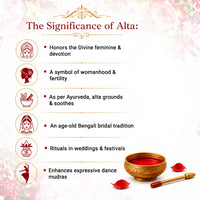 100% Natural Red Alta Feet Colour Enriched with Floral Pigments, No Side- Effects - Keya Seth Aromatherapy