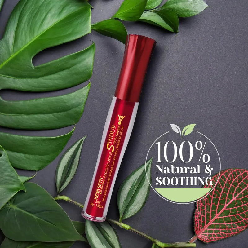 Aromatic Aalta 1Pcs + 100% Natural Aromatic Liquid Maroon Sindoor 1Pcs