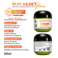 Surama’s Face De-Tan Ritual – Advanced Sun Damage & Tan Removal Scrub, Serum & Face Mask for Dark Spots, Pigmentation, Brightening & Even-Toned Glowing Skin