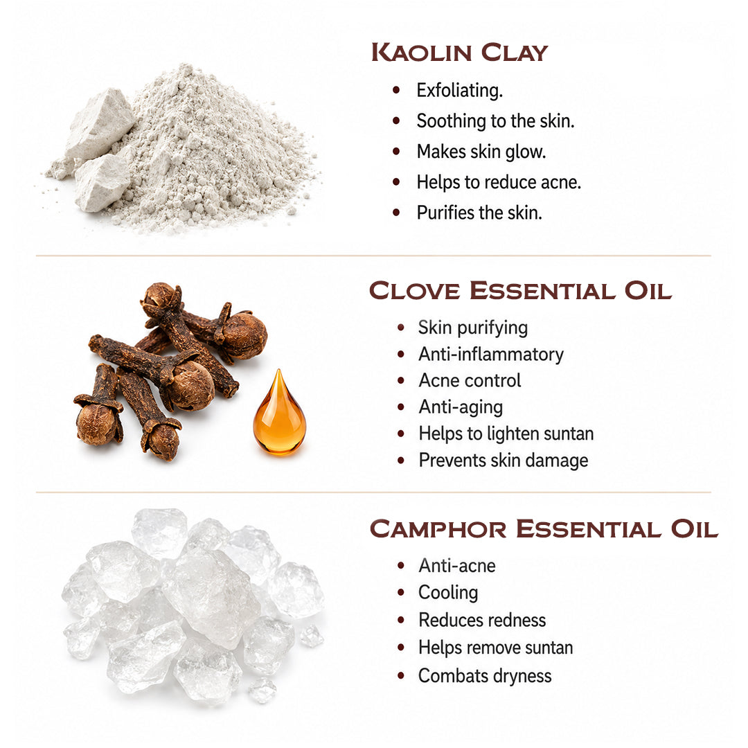Oxy-De-Tan Clay Foaming Body Wash - Removes Tan & Dead Skin, Glowing & Lightens Skin with Essential Oils - Keya Seth Aromatherapy