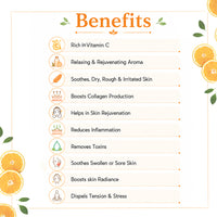 Orange Organic Foaming Soap- Brightening, Rejuvenating, Hydrating with Orange Oil