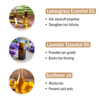 Alopex Hair Oil for Hair Nourishment || Enriched with Basil, Eucalyptus , Lemongrass, Rosemary & Lavender - Keya Seth Aromatherapy