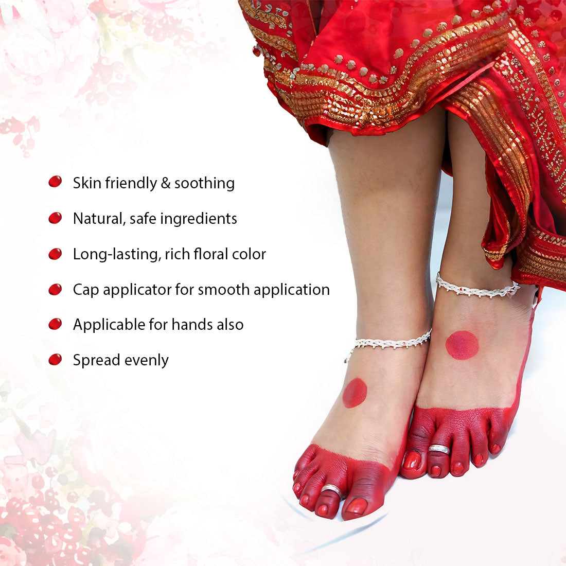 Aromatic Aalta 1Pcs +100% Natural Aromatic Maroon Dust Sindoor 1Pcs - Keya Seth Aromatherapy