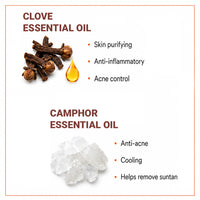 Oxy De Tan Clay Foaming Facewash Hydration & Moisturizing Infused with Clove & Camphor Oil, Removes Tan & Dead Skin Cells SLS & Paraben Free 100ml - Keya Seth Aromatherapy