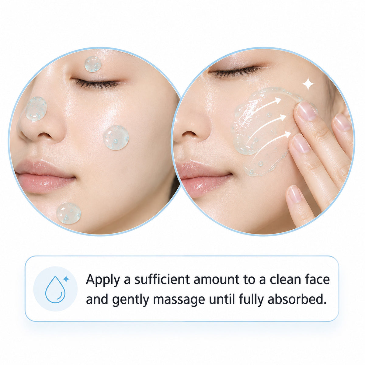 Korean Glass Skin Gel Moisturizer - 1% Black Rice, 2% Niacinamide & Peptide – Hydrates, Brightens & Strengthens Skin Barrier - Keya Seth Aromatherapy
