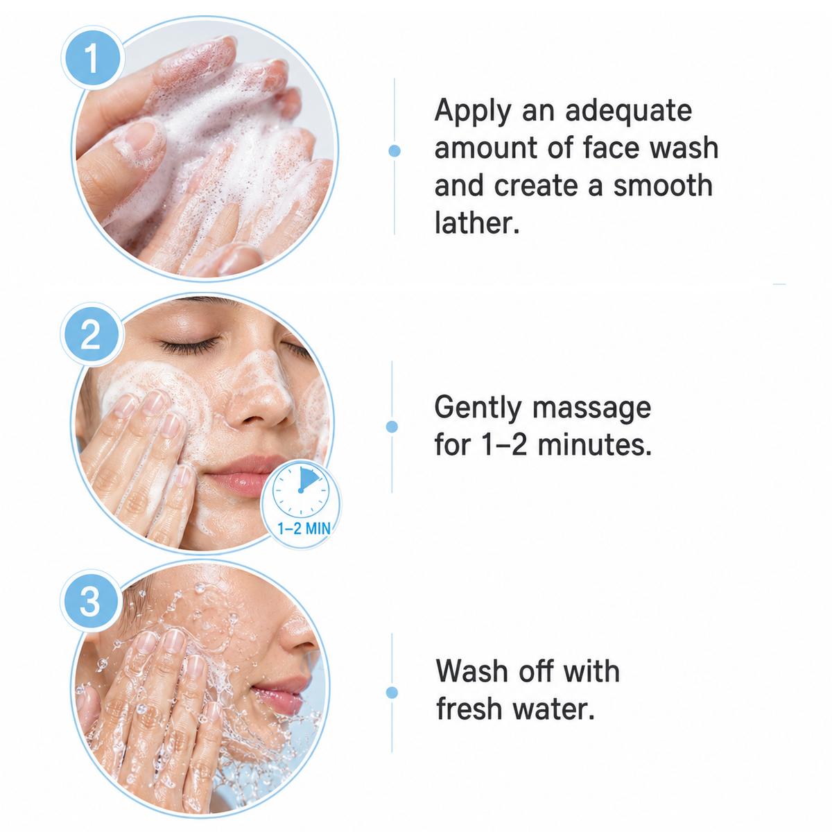 Korean Glass Skin Face Wash – 1% Black Rice, 2% Niacinamide & Peptide, Brightens, Smoothens, Minimizes Pores & Strengthens Skin Barrier - Keya Seth Aromatherapy
