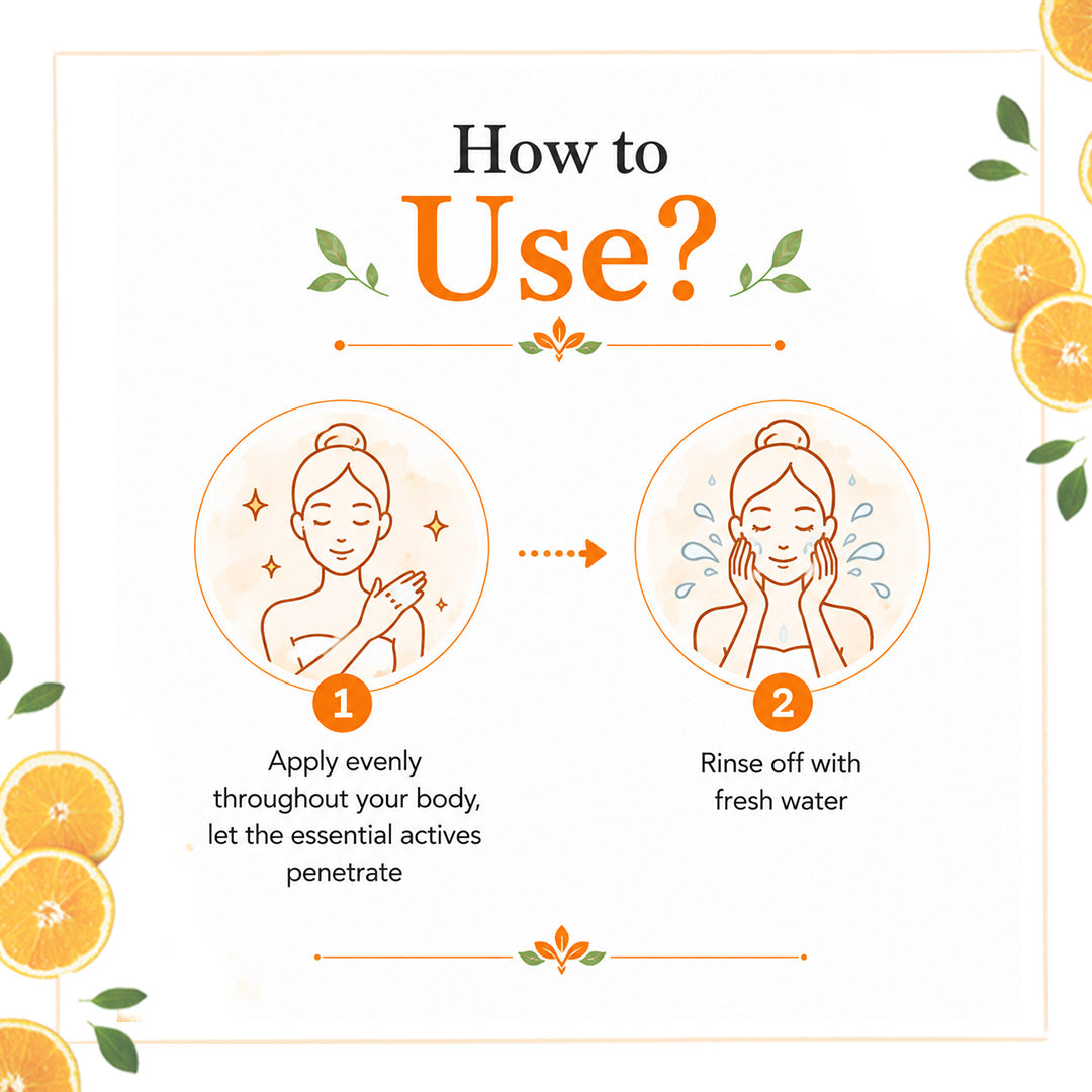 Orange Organic Foaming Soap- Brightening, Rejuvenating, Hydrating with Orange Oil