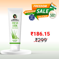 Fresh Look Aloe Vera Face Wash, with Lemon Essential Oil, Mild Hydrating, Moisturizing, Foaming, All Skin Types