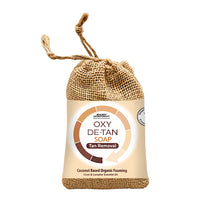 Oxy De-Tan Organic Foaming Soap – Removes Tan & Promotes Glowing Skin with Clove & Camphor Essential Oils - Keya Seth Aromatherapy