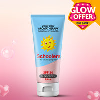 Schoolers Sunscreen SPF 30 PA++ for Kids Mineral Based Lotion -Paraben & Sulfate Free - Keya Seth Aromatherapy