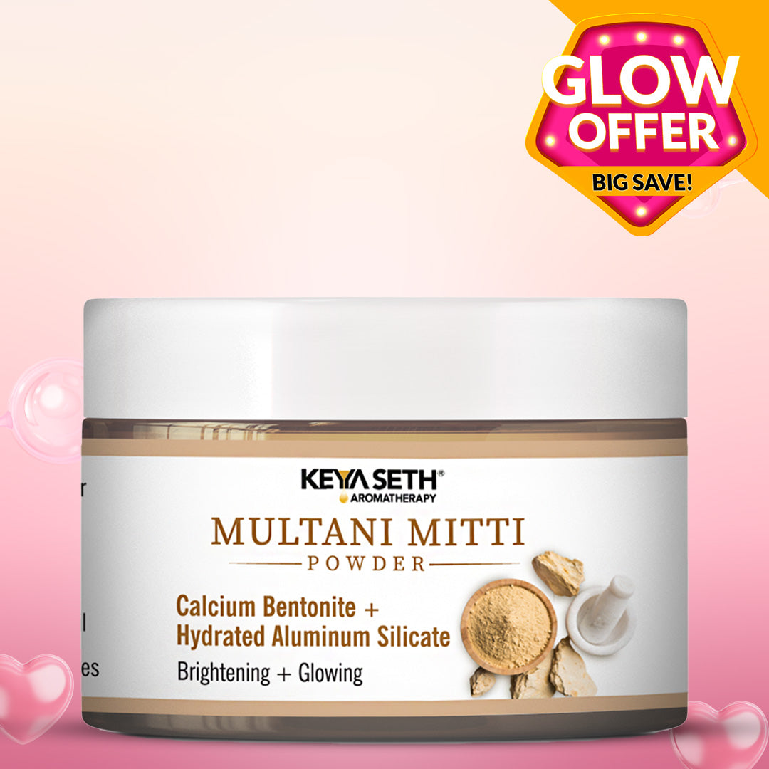 Multani Mitti Powder Face Pack for Women & Men Brightening + Glowing Skin