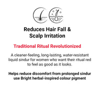 Limited Edition - Hibiscus Scarlet Red Sindur – Helps Reduce Hair Fall & Scalp Irritation, Korean Red Ginsgeng, Organic Floral Colour & Herbs , Long-Lasting & Water-Resistant - Keya Seth Aromatherapy