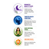 Sweet Dream Sleep Booster Roll-On, Relaxing Sleep, Insomnia, Tension, Stress Relief with Marjoram & Bergamot - Keya Seth Aromatherapy