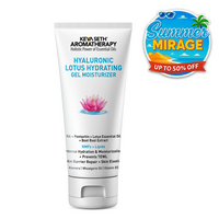 Hyaluronic Lotus Hydrating Gel Moisturizer, Pentavitin + Beet Root Extract, NMFs + Lipids, Intense Moisturization & Skin Barrier Repair - Keya Seth Aromatherapy