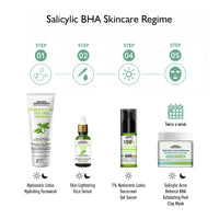 Salicylic Acne Defence BHA Exfoliating Peel Clay Mask - Glowing, Reduces Oil, Anti Acne, Remove Blackheads - Keya Seth Aromatherapy