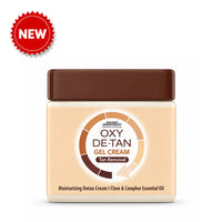 Oxy De-Tan Gel Cream – Moisturizing, Tan Removal & Glowing Skin with Clove and Camphor Essential Oils - Keya Seth Aromatherapy