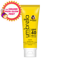 Umbrella Sunscreen Solution SPF 40, Broad Spectrum Protection, No White Cast, Lightweight Matte Finish with Avocado 100ml