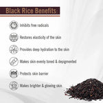 Black Rice Serum for Clear Glass Skin with Black Rice, Niacinamide & Peptide Reduces Blemishes, Boost Collagen & Even Complexion for Men/Women 30ml