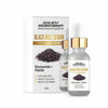 Black Rice Serum for Clear Glass Skin with Black Rice, Niacinamide & Peptide Reduces Blemishes, Boost Collagen & Even Complexion for Men/Women 30ml