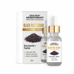 Black Rice Serum for Clear Glass Skin with Black Rice, Niacinamide & Peptide Reduces Blemishes, Boost Collagen & Even Complexion for Men/Women 30ml