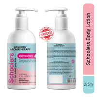 Schoolers Kids Body Lotion for Deep Nourishment and Long-lasting Moisturizer for Radiant Skin- Hypoallergenic- Paraben & Mineral Oil Free - Keya Seth Aromatherapy