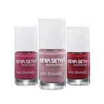 Café Nude + Wine N Dine + Workaholic Long Wear Nail Enamel Enriched with Vitamin E & Argan Oil