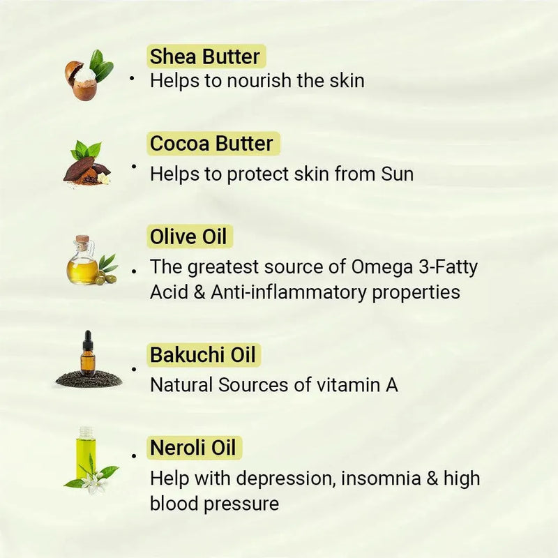 Lab Fresh Deep Nourishing Butter Candle - From 30+ Enriched with Bakuchi & Neroli Oil, Prevents Acne, Wrinkles, Ageing & Dry Skin