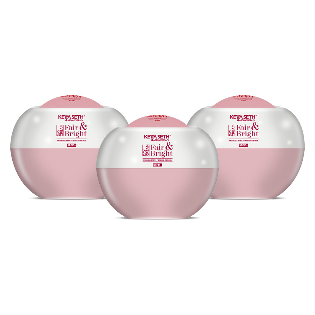 Fair & Bright Day Cream SP15+, Skin Brightening & Whitening, with Vitamin C, B3 & B6 Moisturizer with Lavender & Geranium Essential Oil - Keya Seth Aromatherapy